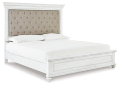 Kanwyn King Panel Bed, Dresser, Mirror and 2 Nightstands