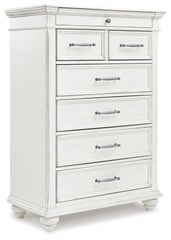Kanwyn King Panel Storage Bed, Chest and Nightstand