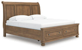Feddinger King Storage Sleigh Bed