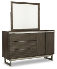 Arkenton Queen Panel Bed, Dresser and Mirror