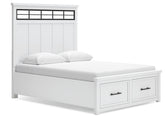 Ashbryn Queen Panel Storage Bed