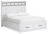 Ashbryn California King Panel Storage Bed