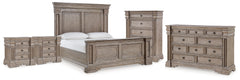 Blairhurst King Panel Bed, Dresser, Chest and 2  Nightstands