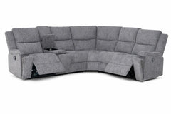 ComfortMax Grey Reclining Sectional