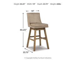 Tallenger Bar Height Bar Stool (Set of 2)