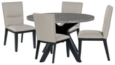 Glinari Dining Table and 4 Chairs