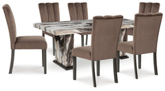 Jeshina Dining Table and 6 Chairs