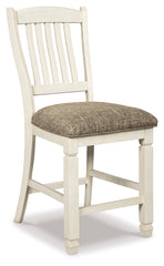 Bolanburg Counter Height Dining Table and 4 Barstools