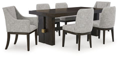 Burkhaus Dining Table and 6 Chairs