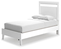 Flannia Twin Panel Platform Bed