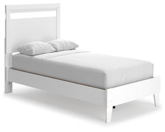 Flannia Twin Panel Platform Bed