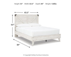 Shawburn Queen Crossbuck Panel Platform Bed