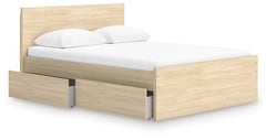Onita Queen Panel Platform Bed with 1 Side Storage