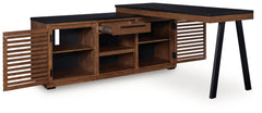Kallari Credenza with Desk Return