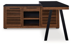 Kallari Credenza with Desk Return