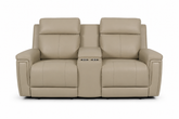 Masher Power Reclining Loveseat with Console and Lumbar