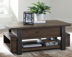 Vailbry Lift-top Coffee Table and 2 Chairside End Tables
