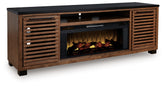 Kallari 84" TV Stand with Electric Fireplace