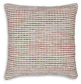 Nashlin - Pillow (Set of 4) - White / Rust
