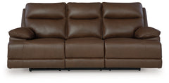 Vonryan - Power Reclining Sofa With Adj Headrest - Tobacco