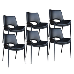 Icona - Dining Chair (Set of 6) - Black Frame