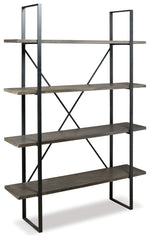 Gilesgrove - Bookcase - Black / Gray