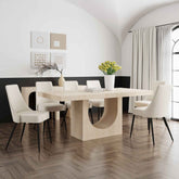 Aurelia/Koda - 7 Piece Dining Set - Travertine