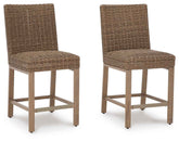 Walton Bridge - Barstool (Set of 2) - Driftwood