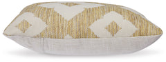 Brockner Next-Gen Nuvella - Indoor/Outdoor Pillow (Set of 4) - Brown / Yellow