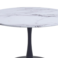 Zilo - Dining Table Large - Black / White