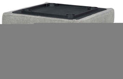 Casselbury - Ottoman With Storage - Cement