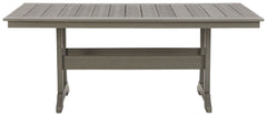Visola - 7 Pc. - Dining Set with 6 Chairs - Gray