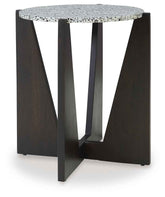 Tellrich - Accent Table - Black / White