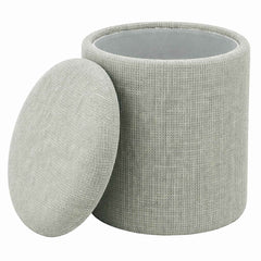 Twyla - Round Storage Ottoman - Sage