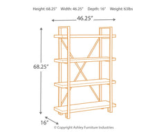 Forestmin - Bookcase - Brown / Black