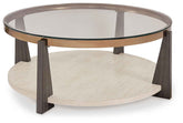 Frazwa - Round Cocktail Table - Multi