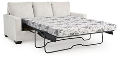 Rannis - Queen Sofa Sleeper - Fabric - Snow