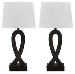 Markellton - Poly Table Lamp (Set of 2) - Black