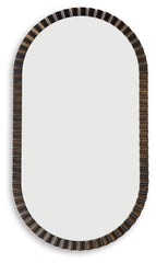Clorington - Accent Mirror - Dark Brown