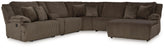 Top Tier - 6 Piece Reclining Sectional