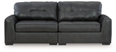 Brindley Pier - 2-Piece Sectional Loveseat - Fog