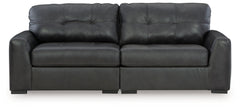 Brindley Pier - 2-Piece Sectional Loveseat - Fog