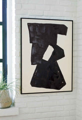 Garviery - Wall Art - Black / Cream
