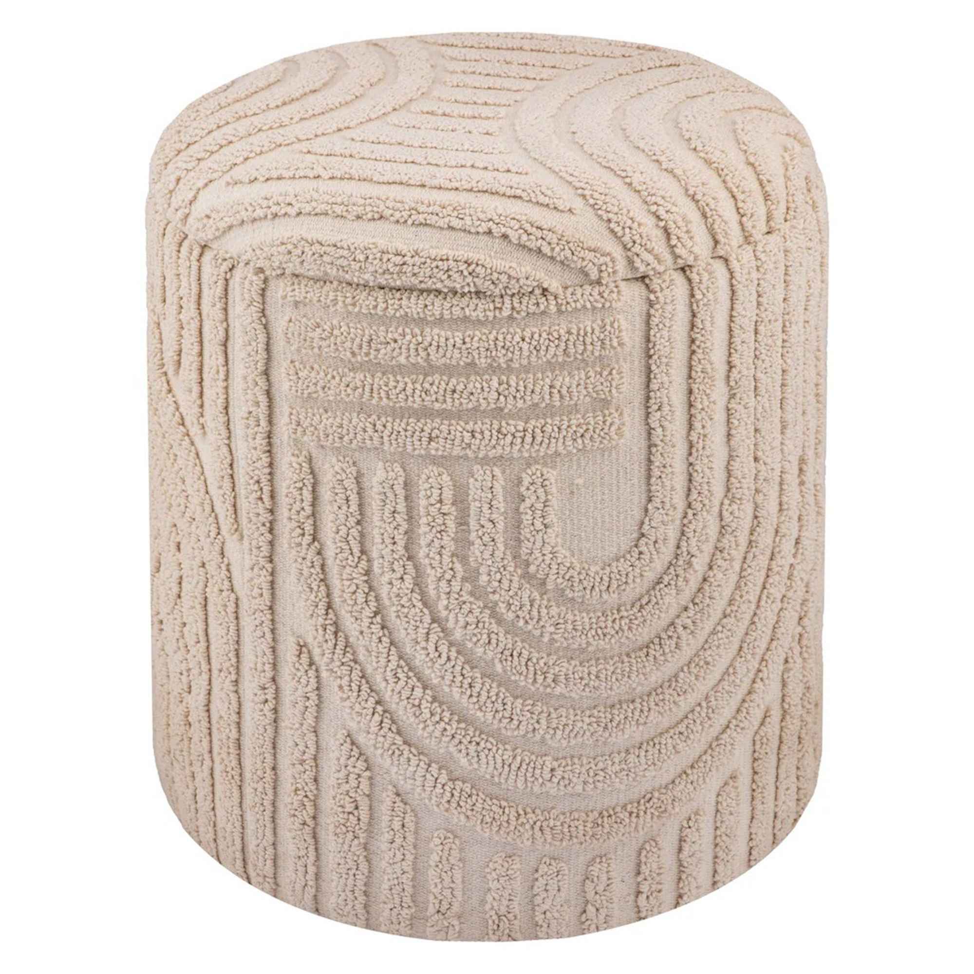 Lullu - Round Storage Ottoman