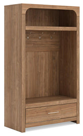 Dovander - Hall Tree With Storage Bench - Brown