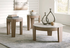 Guystone - Occasional Table Set (Set of 3) - Light Brown
