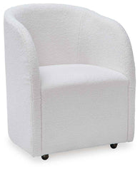 Rowanbeck - Dining Upholstered Arm Chair (Set of 2) - Ivory
