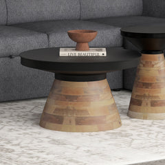 Boden - Coffee Table - Black / Walnut