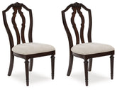 Lavinton - Dining Upholstered Side Chair (Set of 2) - Tan / Brown