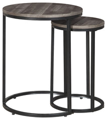 Briarsboro - Accent Table Set (Set of 2) - Black / Gray